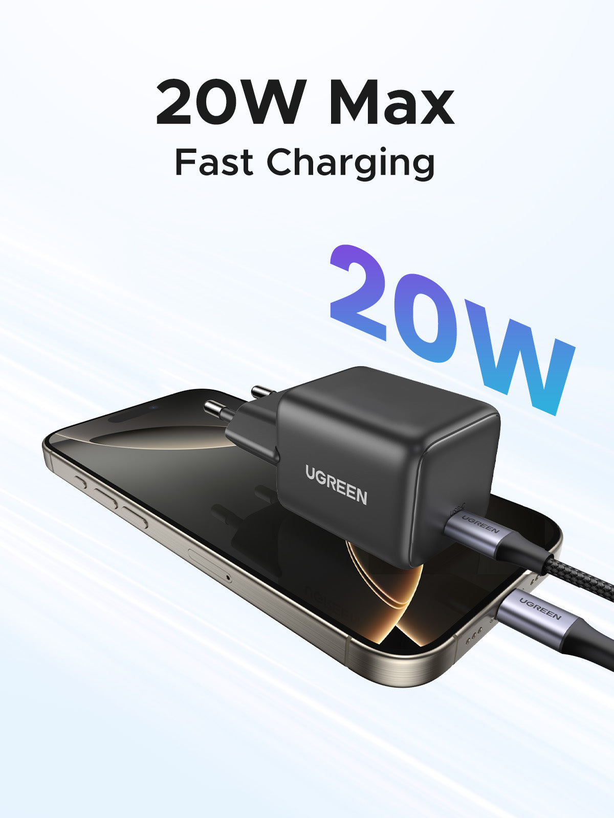 UGREEN GaN 20W chargeur rapide USB-C