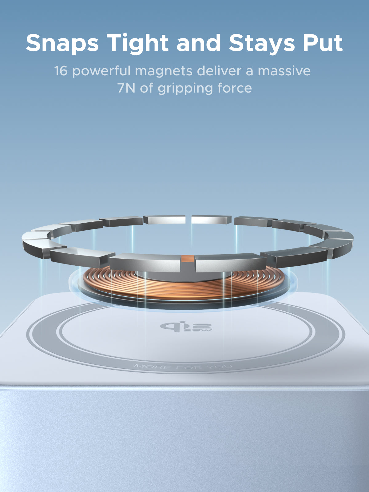 UGREEN MagFlow 2-in-1 Magnetic Wireless Charger 25W