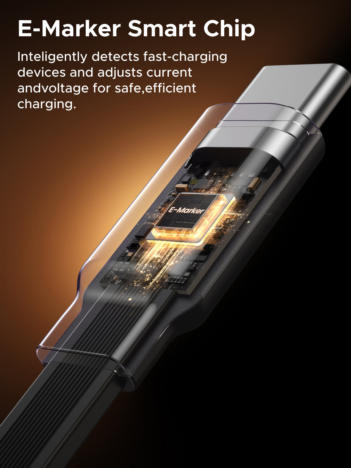 UGREEN USB-C to USB-C PD Retractable Cable 100W GRAY 1M