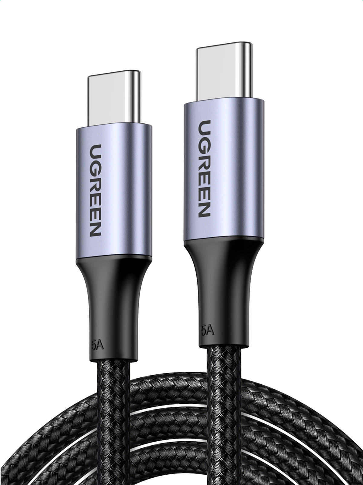 UGREEN 100W USB Type C to USB C PD Fast Charging Braid cable 5A Max 1m