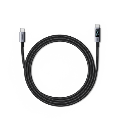 UGREEN USB-C to USB-C PD 240W Digital Display BLACK  2M