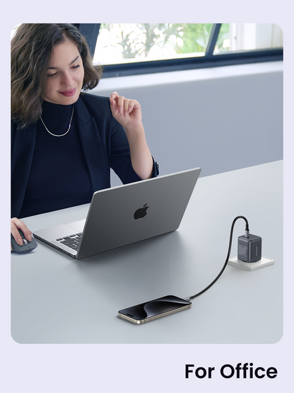 Pack Chargeur GaN 30W +Cable ABS 60W