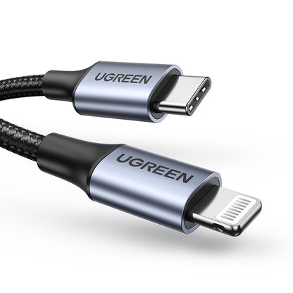UGREEN Cable USB-C to Lightning Braided Certifié Apple MFi