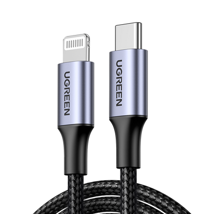 UGREEN Cable USB-C to Lightning Braided Certifié Apple MFi