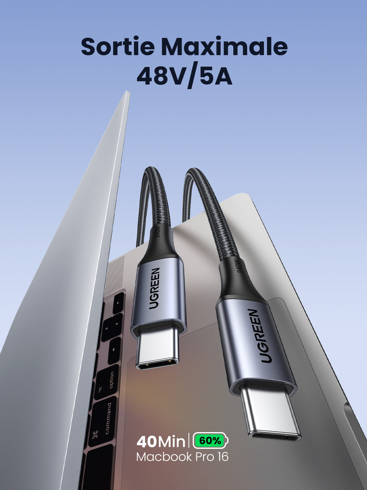 UGREEN Cable USB-C 240W 2M