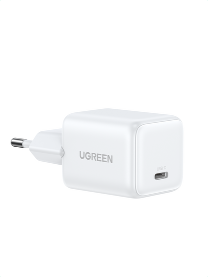 UGREEN GaN 30W Chargeur rapide USB-C + Câble 60W  (White)