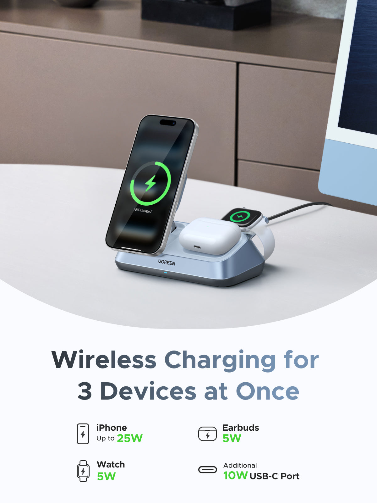 UGREEN MagFlow 3-in-1