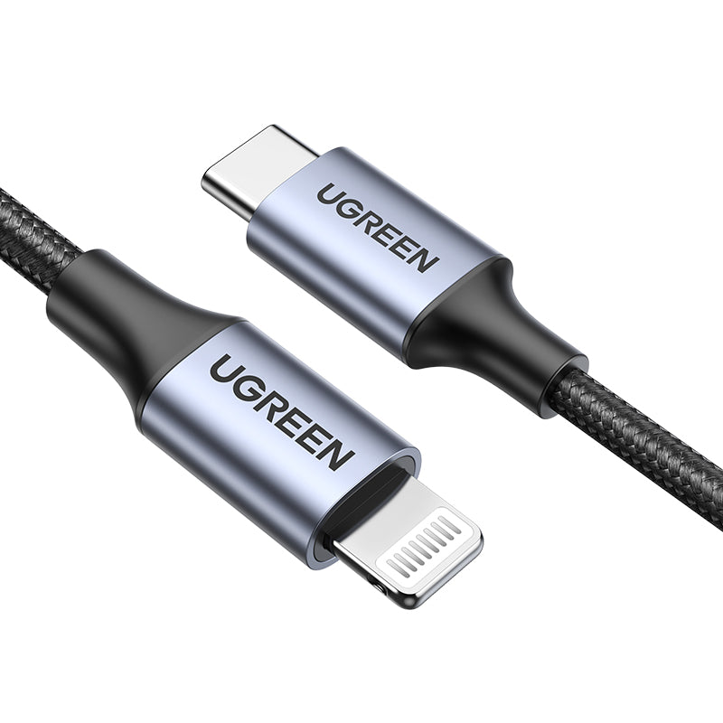 UGREEN Cable USB-C to Lightning Braided Certifié Apple MFi