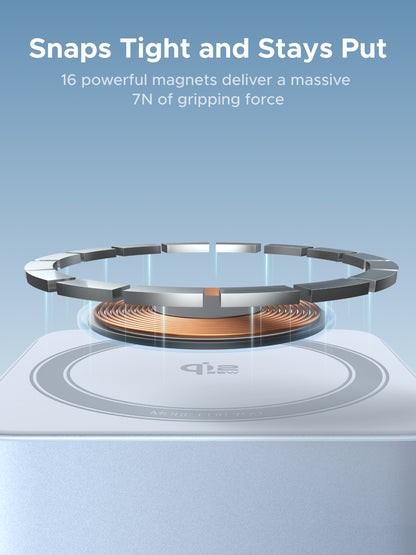 UGREEN MagFlow 2-in-1 Magnetic Wireless Charger 25W