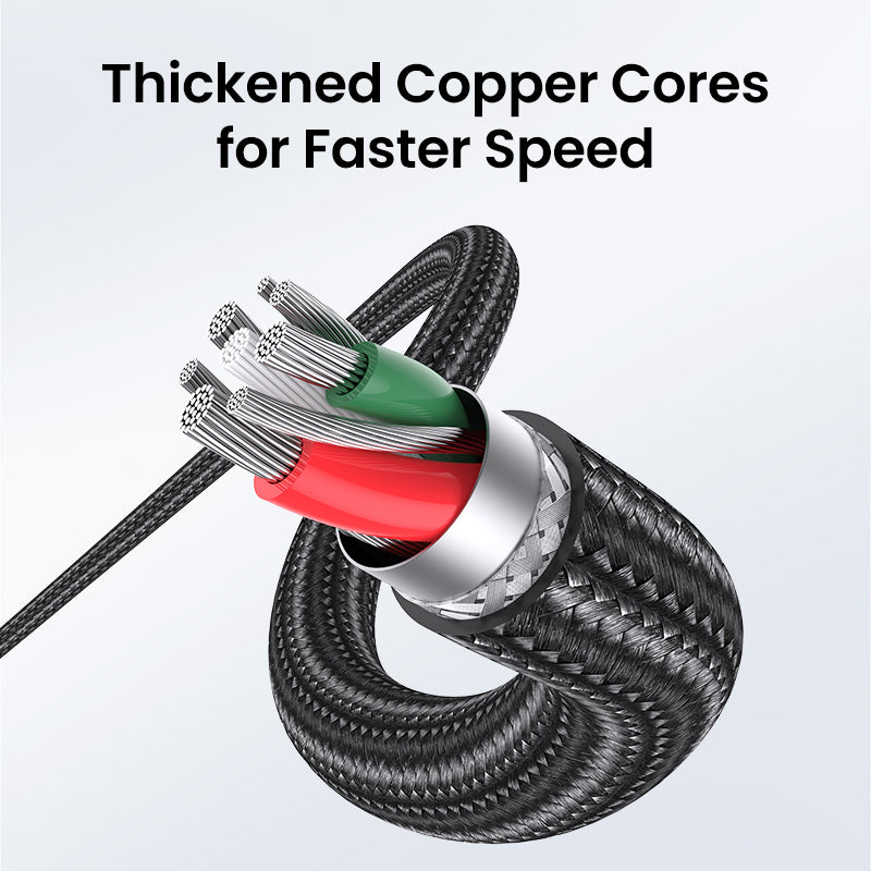 UGREEN Cable USB-C to Lightning Braided Certifié Apple MFi