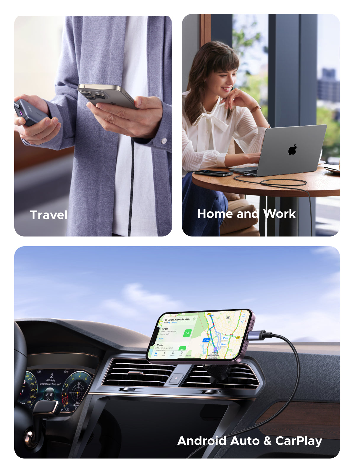 UGREEN USB-C to USB-C PD Cable 240W BLACK 1M