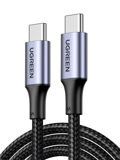 UGREEN 100W USB Type C  to USB C PD Fast Charging Braid cable 5A Max 1m