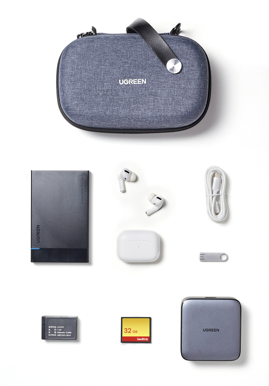 UGREEN Electronic Organizer Travel Case Pouch Bag