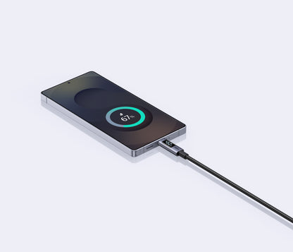 UGREEN USB-C to USB-C PD 240W Digital Display BLACK  2M
